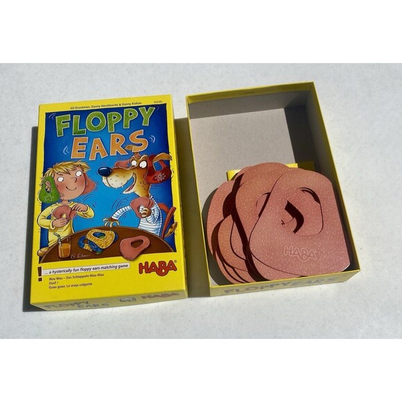 Haba Floppy Ears Hysterically Fun Floppy Ears Matching Game, ages 5 & Up EUC - Picture 6 of 10
